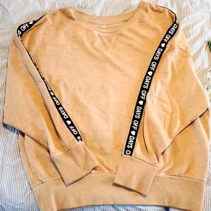 🔥$5 SALE! Xhilaration sweatshirt. Sz M camel colour "❤️ days off"